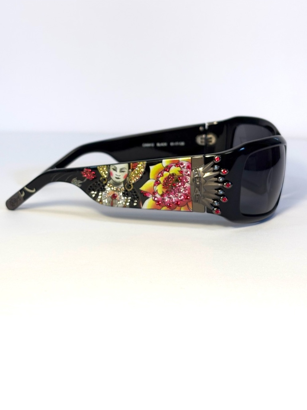 Christian Audigier Y2K Rhinestone Sunglasses